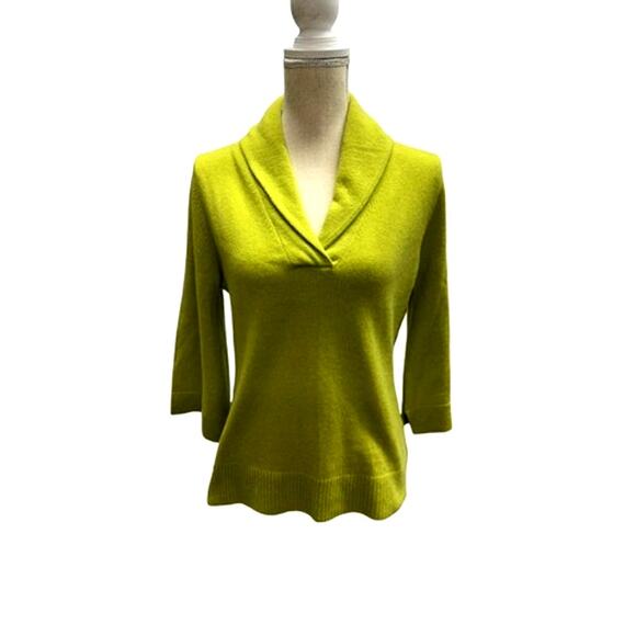100% Cashmere Sweater, 3/4 Sleeve, V Neck, Beetlejuice , PLZ READ! FINAL SALE - Picture 1 of 15